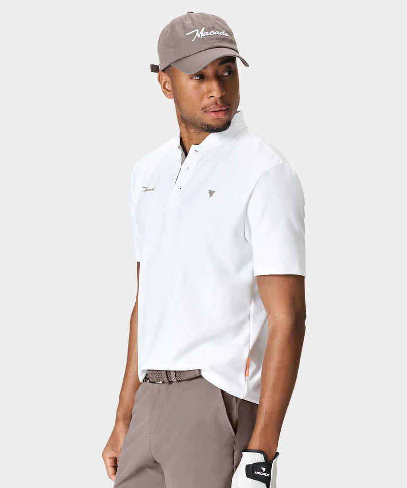 Macade Heath Bomber Shirt White