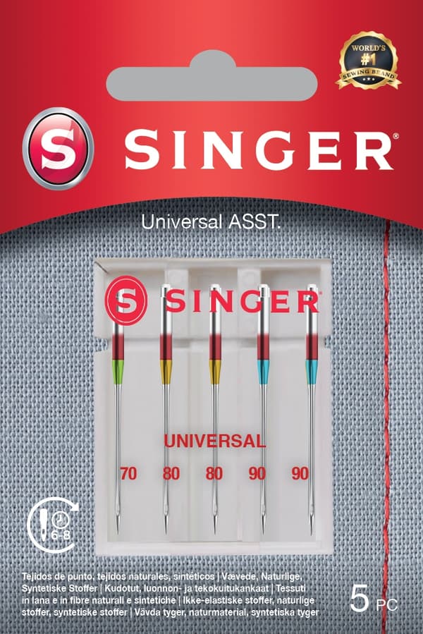 Singer universalnålsett, 5 stk