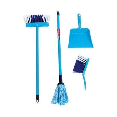 Theo Klein Wischmoppset Vileda Color Line 4-teilig, blau