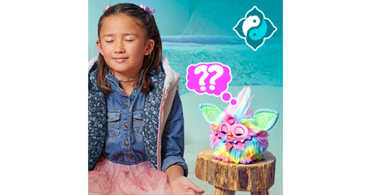 HasbroFurby Tie-Dye Pluchenspeelgoed