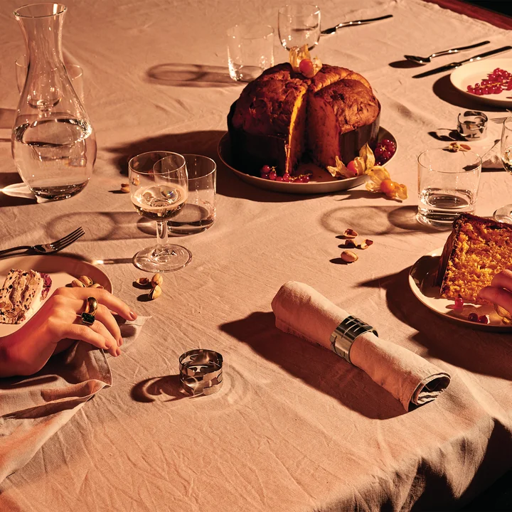 Alessi - Barkring Serviettenhalter, weiss (2er-Set)