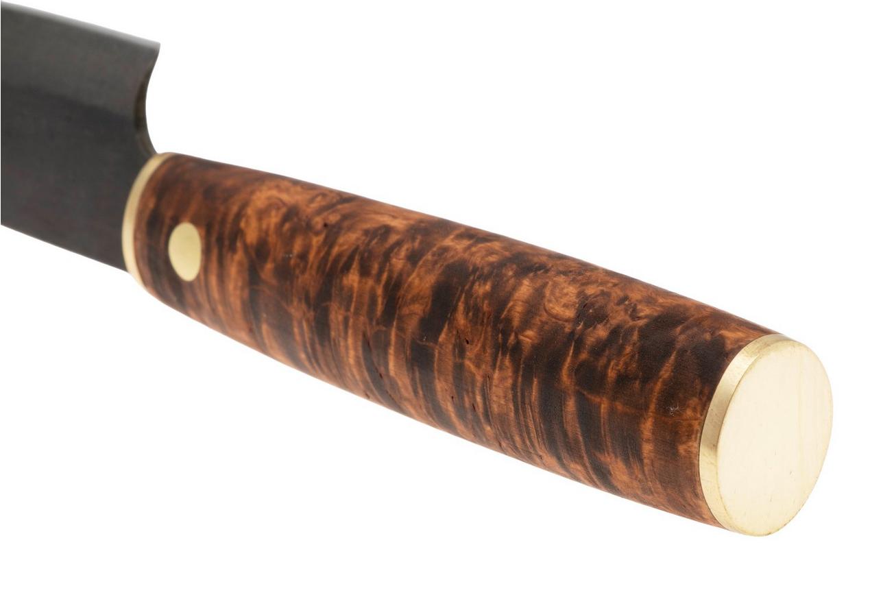 Roselli Allround Knife RW750D UHC, Stained Curly Birch, universeelmes, 12 cm