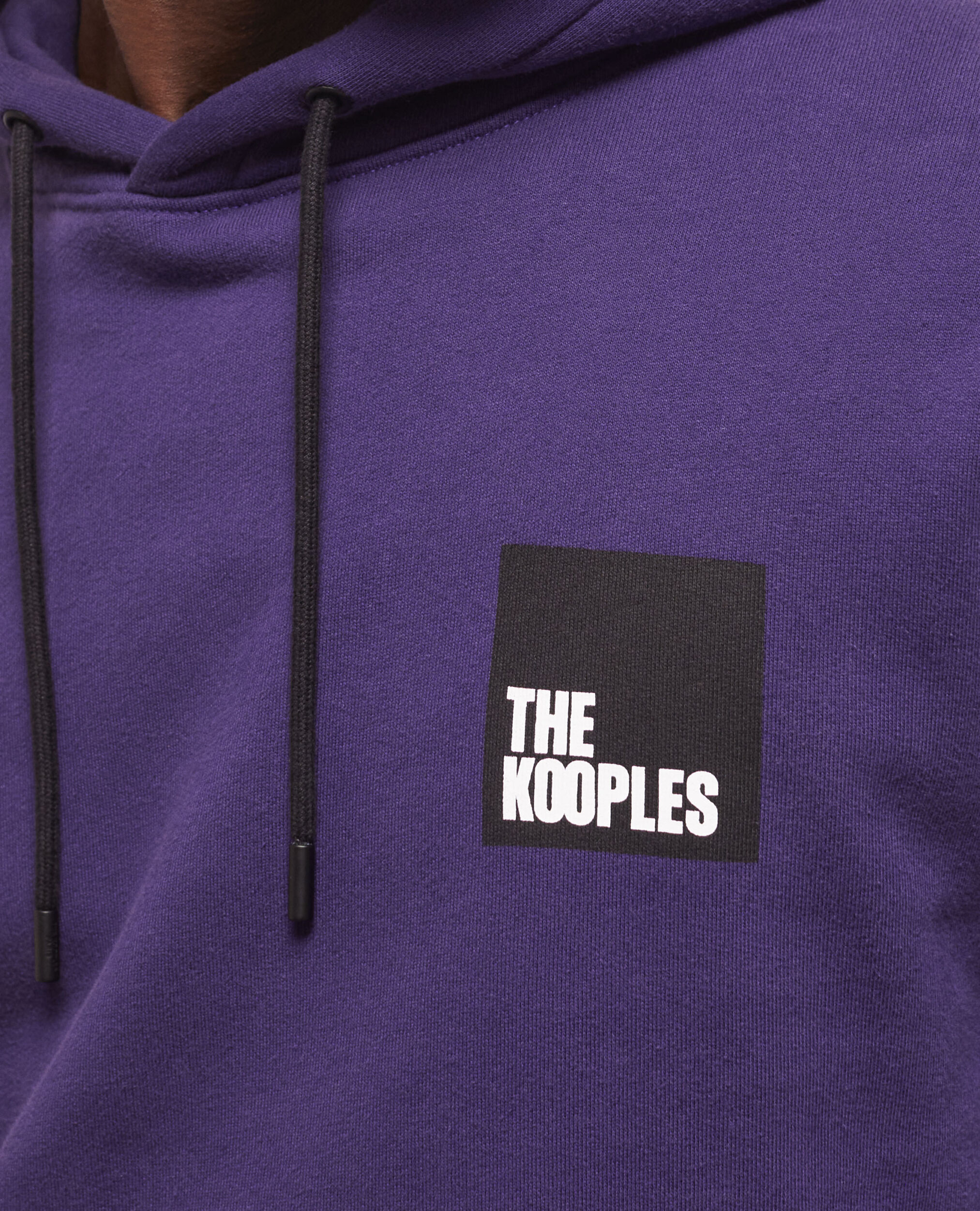 Sweatshirt à logo violet