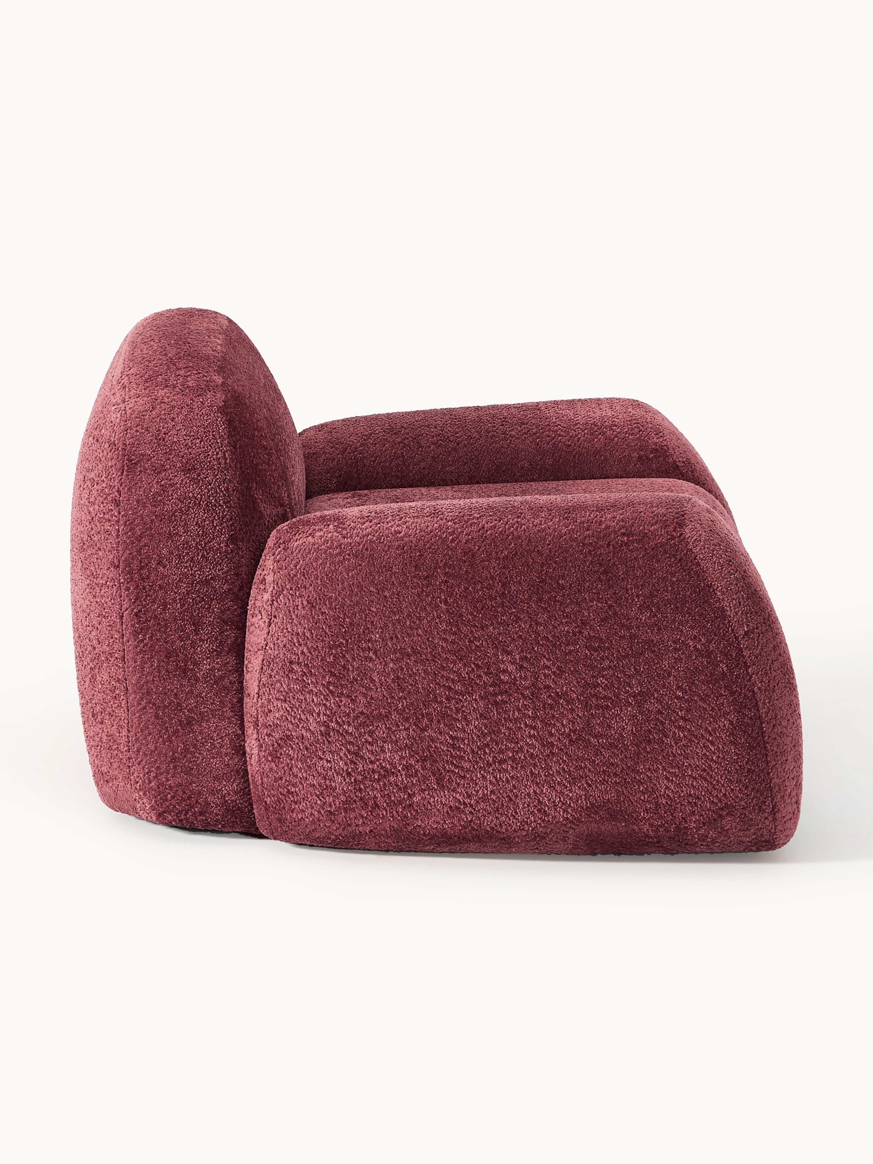Loungefauteuil Wolke van teddy-bouclé