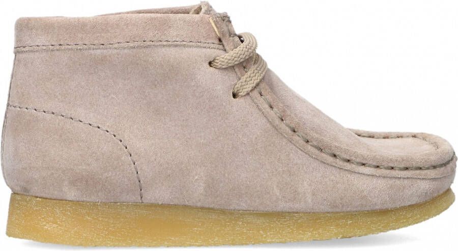 Clarks Originals Wallabee Kids Veterschoenen Taupe