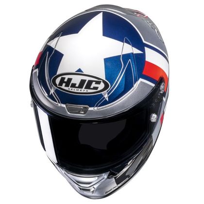 Casque Hjc RPHA 1 - BEN SPIES SILVERSTAR - Bleu / Rouge