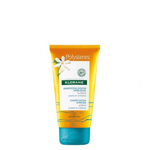 Klorane Tamanu BIO e Monoï Champô Duche Pós Solar corpo e cabelo 75ml