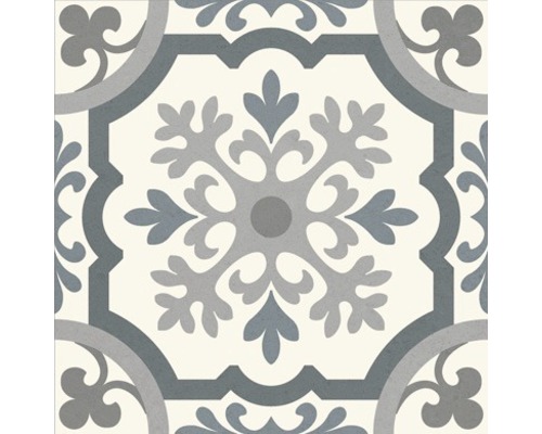Porseleinen wand- en vloertegel Heritage tacogrijs in 76 verschillende designs 16,5 x 16,5 cm