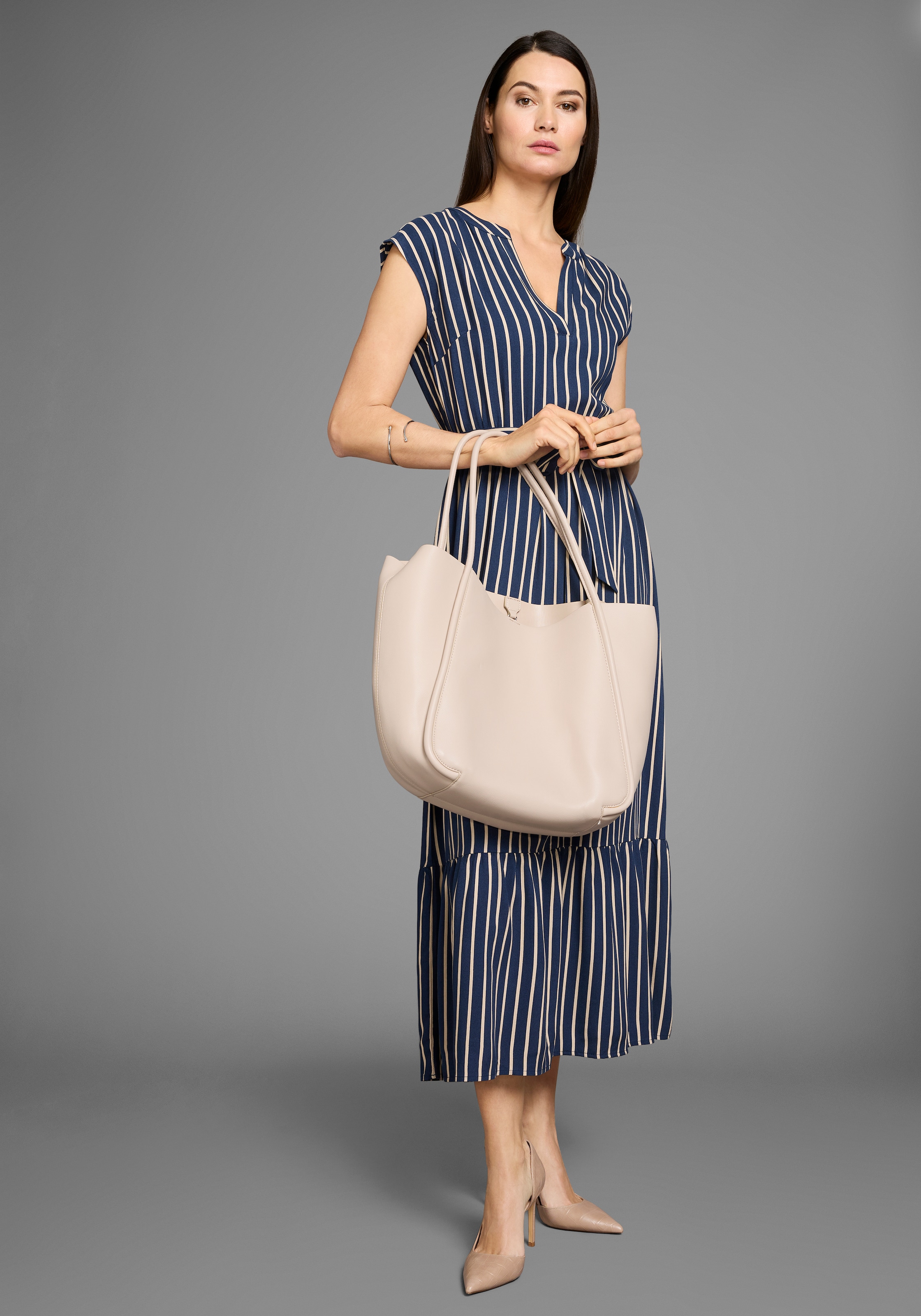 HECHTER PARIS Midikleid mit Bindeband