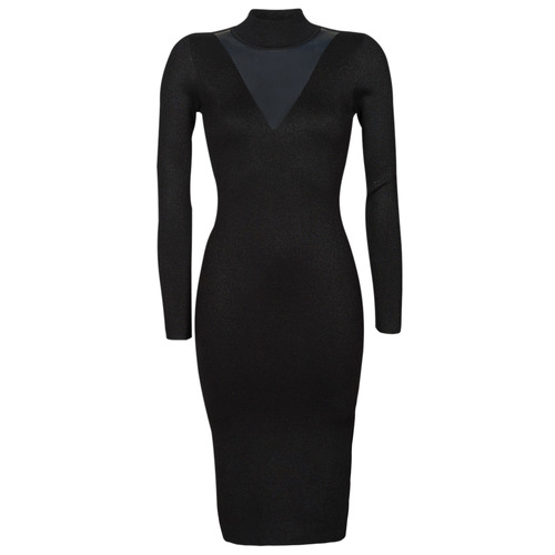 Guess - DENISE DRESS SWEATER - Noir