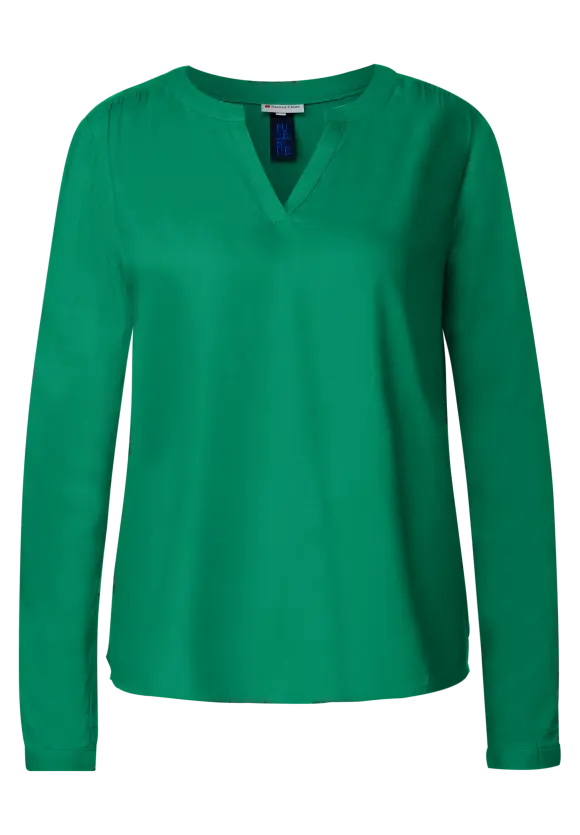 Viskosebluse - fresh spring green