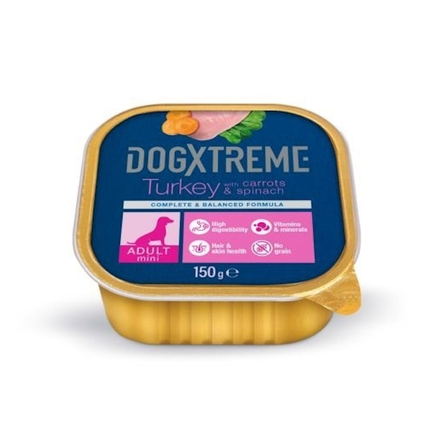 Bandeja de ração para cães adultos Dogxtreme Mini Turkey