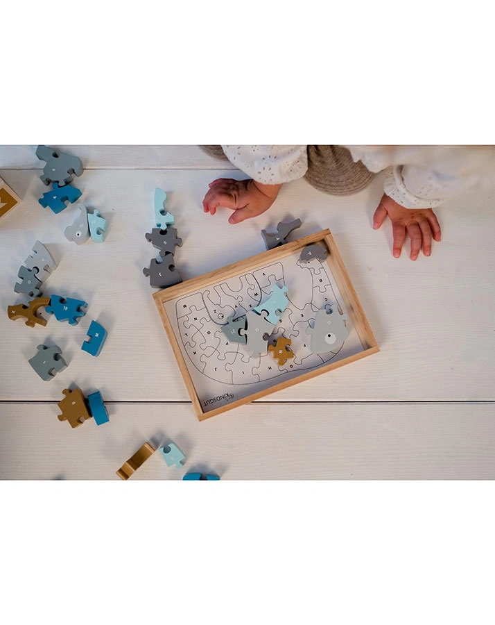 Buchstaben-Puzzle ELEFANT 26-teilig