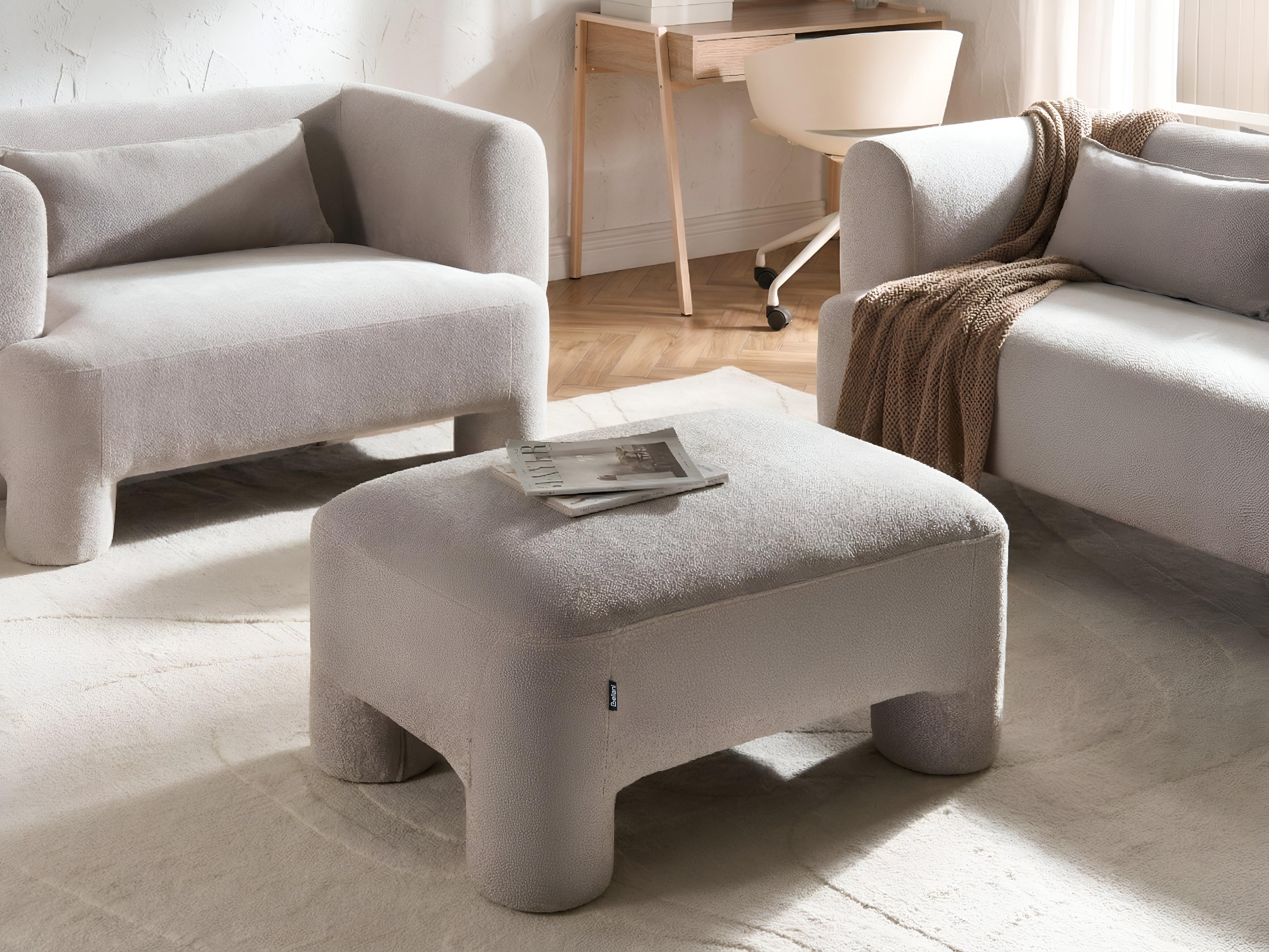 Ottomaan HOGBO Stof Beige