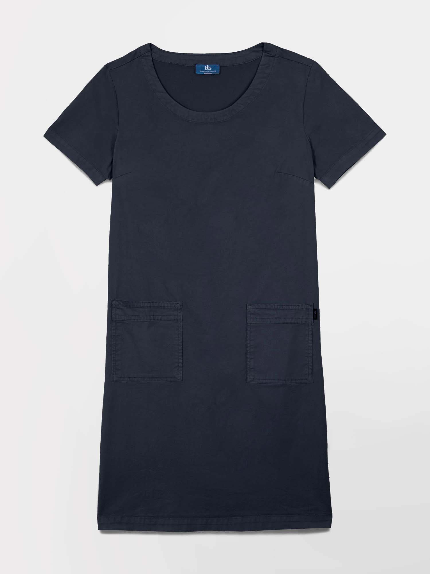 Robe Femme Toile Coton Stretch Marine