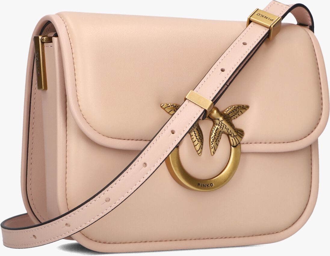 roze pinko schoudertas love box bag