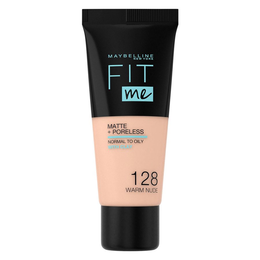 Maybelline New York Fit Me Matte + Poreless Foundation 128 Warm Nude 30ml