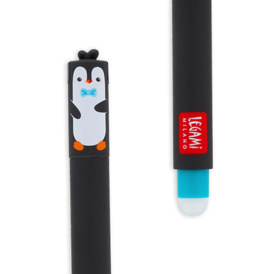 Legami - Stylo à Encre Gel Effacable - Pingouin