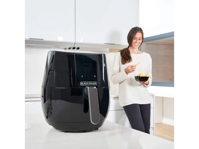 BLACK DECKER BXAF3500E - Varmluftsrister - 3.5 liter - 1500 W