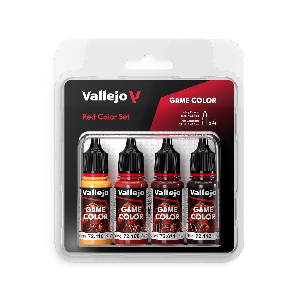 Vallejo - Color Set : Rouge