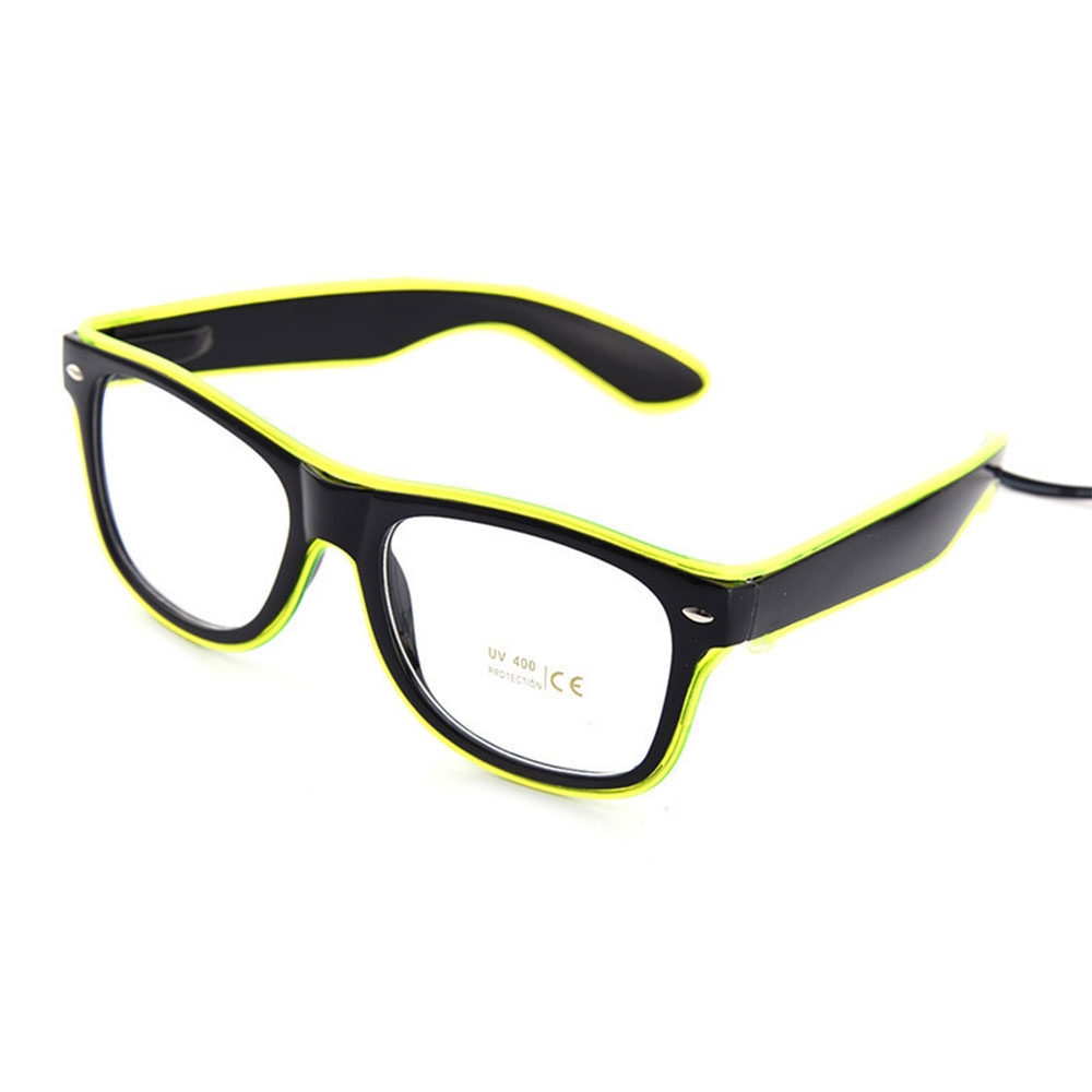 LED Party Brille Festival Leuchtbrille Verkleidungs Accessoire - Grün