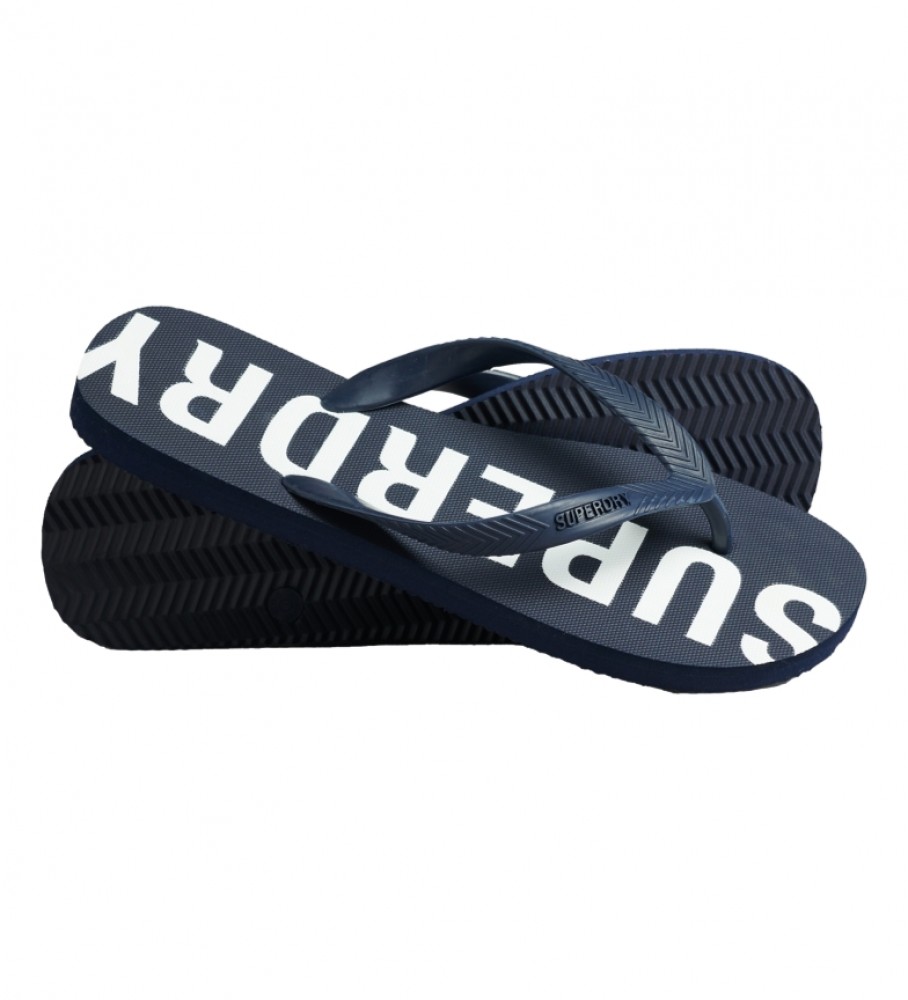 Chinelo Superdry Code Core Sport Azul Marinho