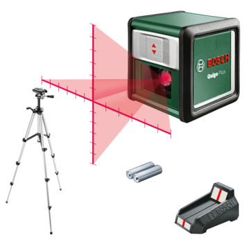 Bosch kruislijnlaser Quigo Plus met statief