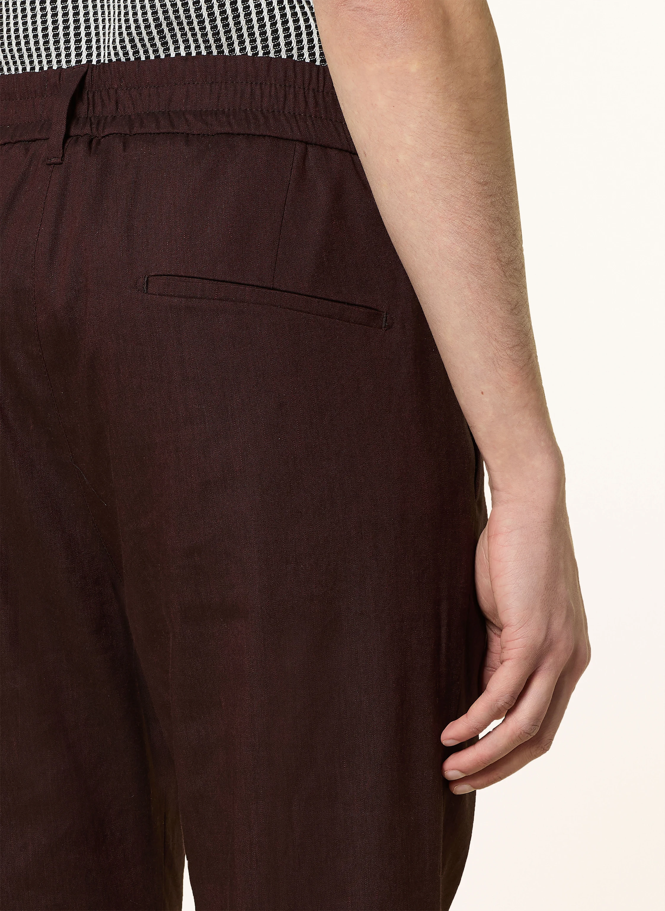 DRYKORN Anzughose CHASY Extra Slim Fit mit Leinen