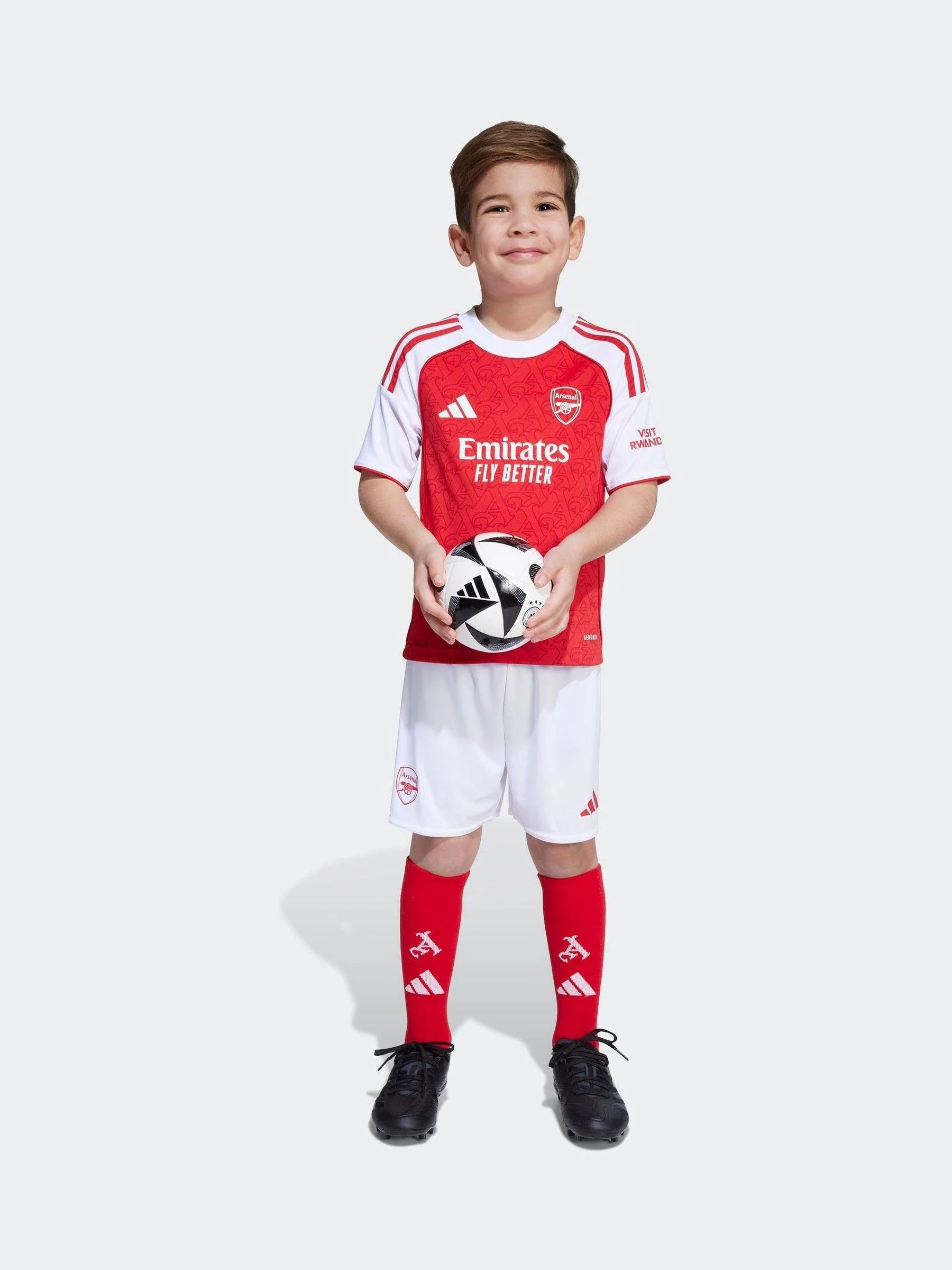 adidas Kids Arsenal 25/26 Home Mini Kit