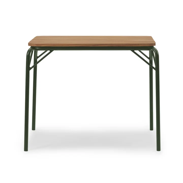 Normann Copenhagen - Vig Outdoor Tisch, 90 x 200 cm, Robinie natur / schwarz