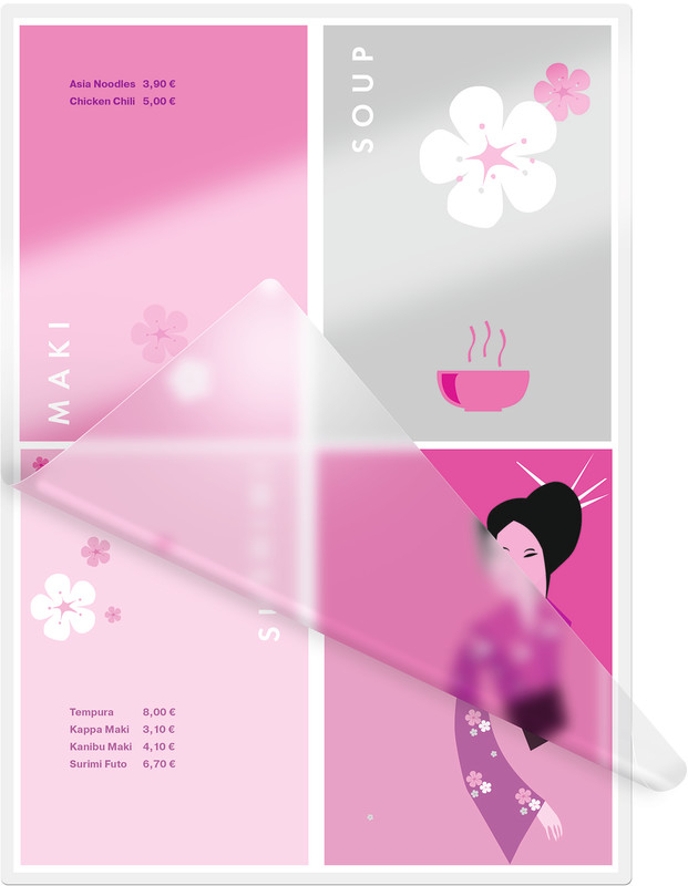 (100er Set) iLAM A4 Laminier Folie Glänzende Laminiertasche 125 Micron (33808) - Transparent