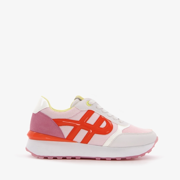 Hush Puppies dames sneakers met oranje details