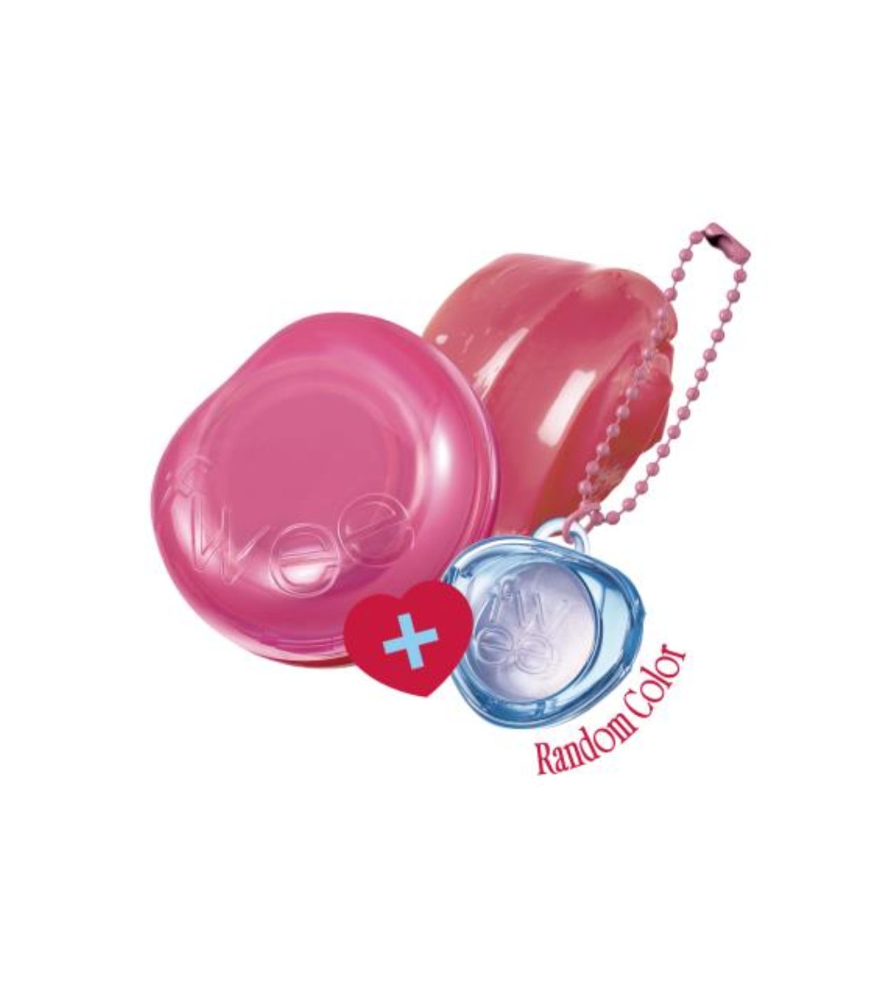 Fwee - *Keyring* - Bálsamo colorido para lábios e bochechas com chaveiro Jelly Pot - JP01: Sugar Coat