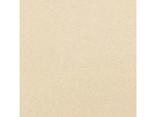 Repose-pied Crème 45x29,5x35 cm Tissu