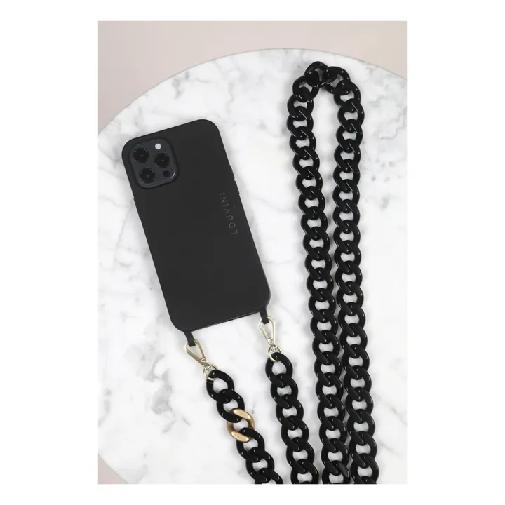 Louvini Coque Milo en plastique recyclable avec Magsafe | Noir