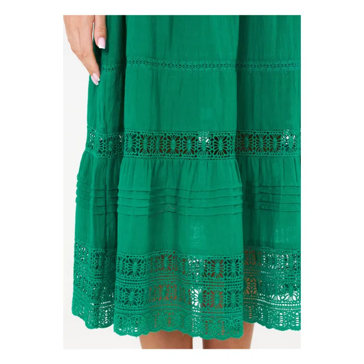 M.A.B.E. Robe Longue Loretta | Vert