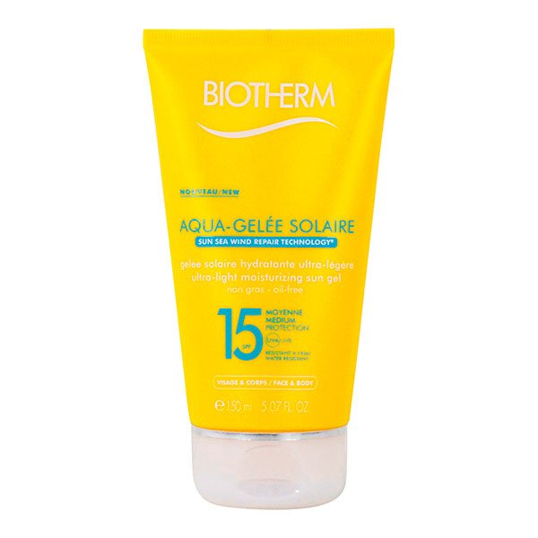 Aqua-gelée solaire SPF15 visage et corps 150ml