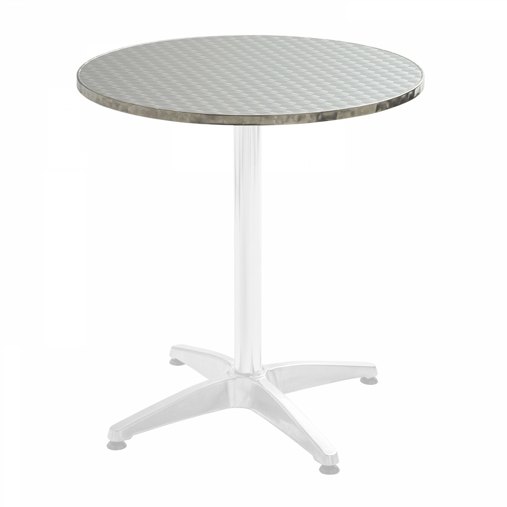Plateau rond en inox ø60 cm