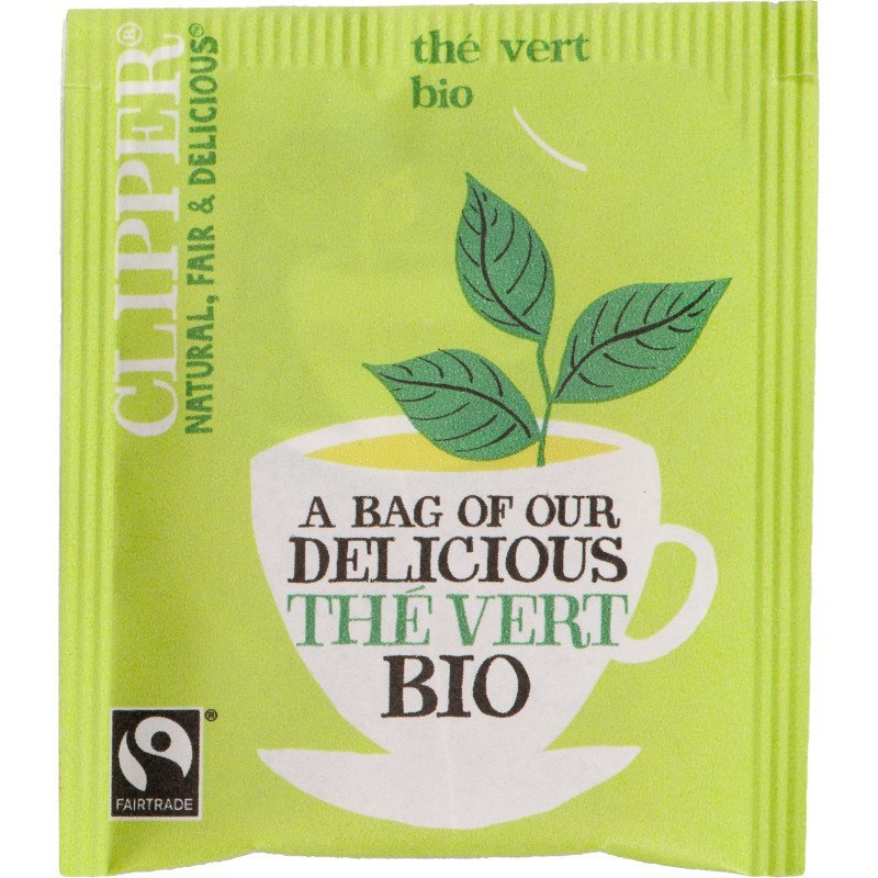 Thé vert bio Delicious Clipper - Boîte de 20 sachets