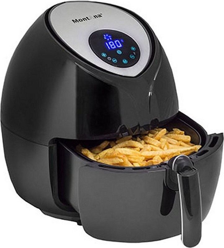 MontAna - MF-399 - Air Fryer - Zwart - Keramische Anti-aanbaklaag