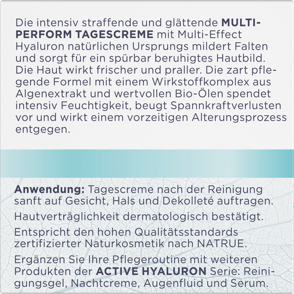 Heliotrop ACTIVE HYALURON Multi-Perform Tagescreme