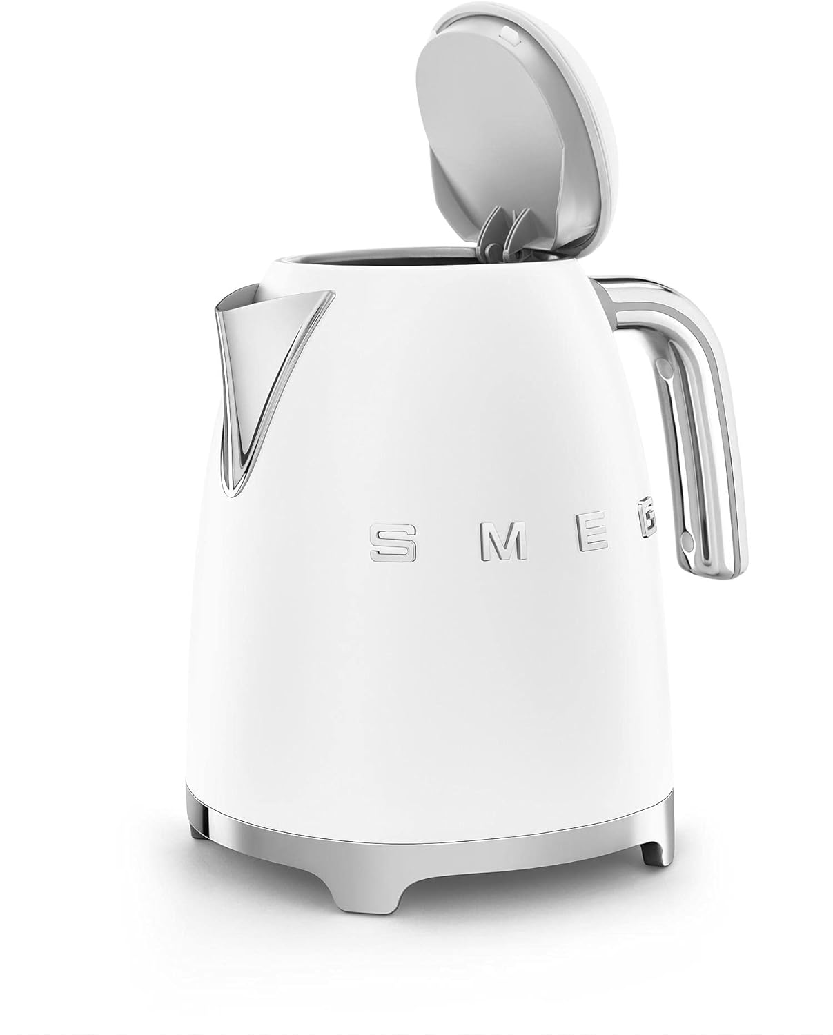 Smeg, Bouilloire Électrique KLF03PGEU 1,7 L, Filtre Anticalcaire Lavable, Arrêt Automatique de Sécurité, Indicateur de Niveau d'Eau, Base Antidérapante, Range Cordon, Puissance 2400W, Vert d'Eau