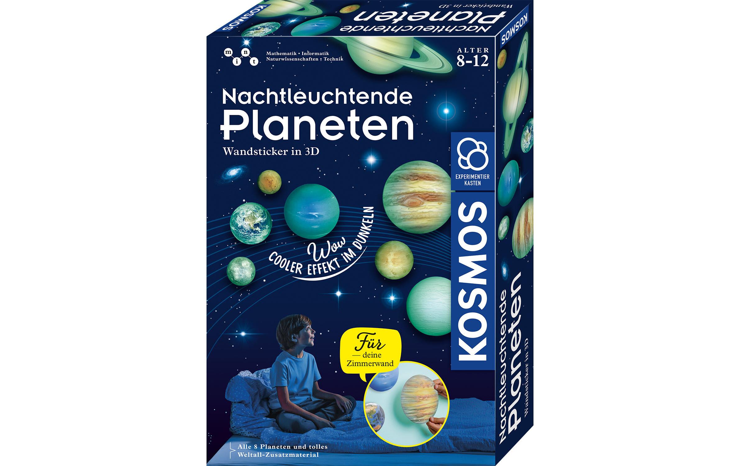 Experimentierkasten Nachtleuchtende PlanetenWandsticker in 3D