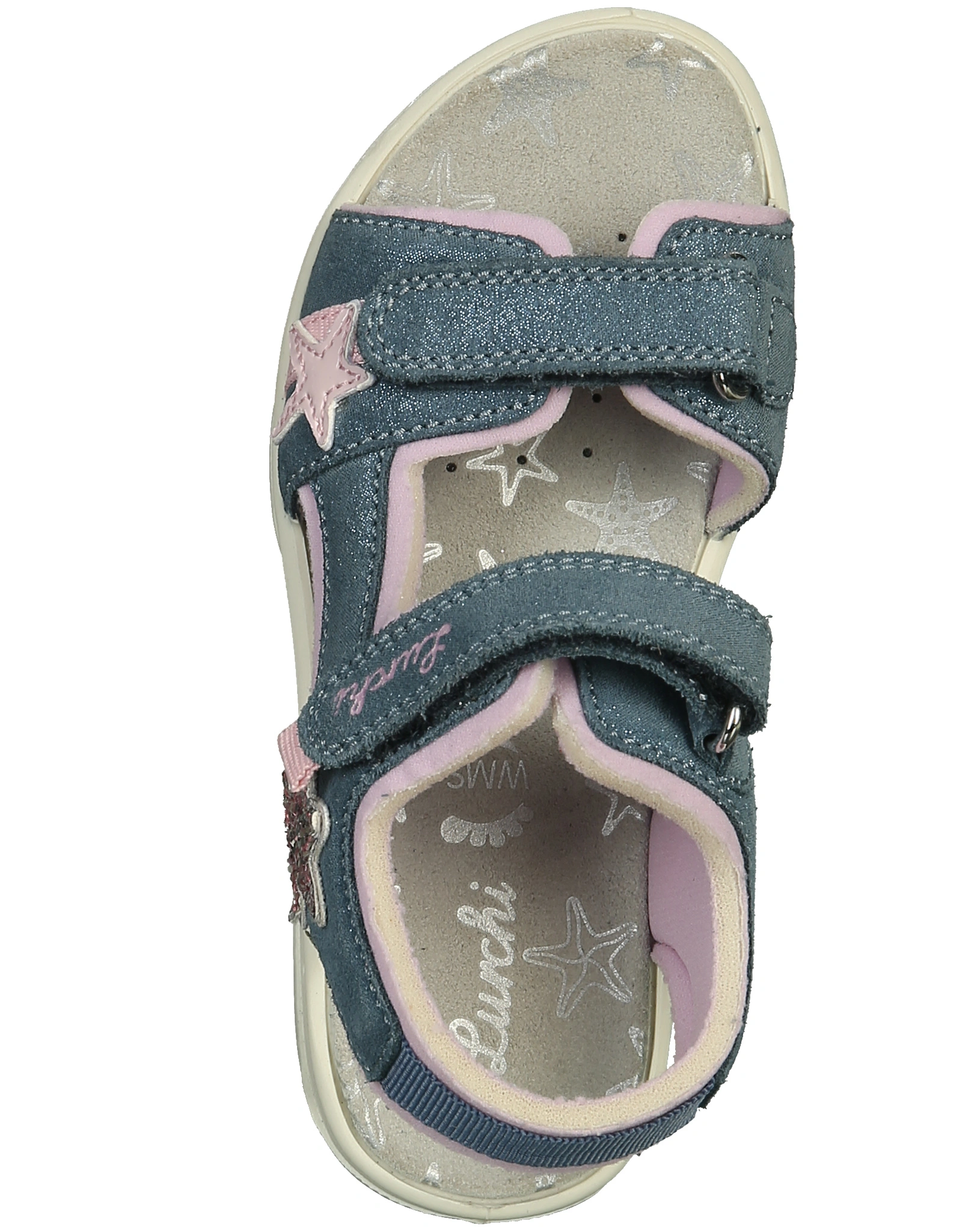 Klett-Sandalen FIA in lightblue/rose