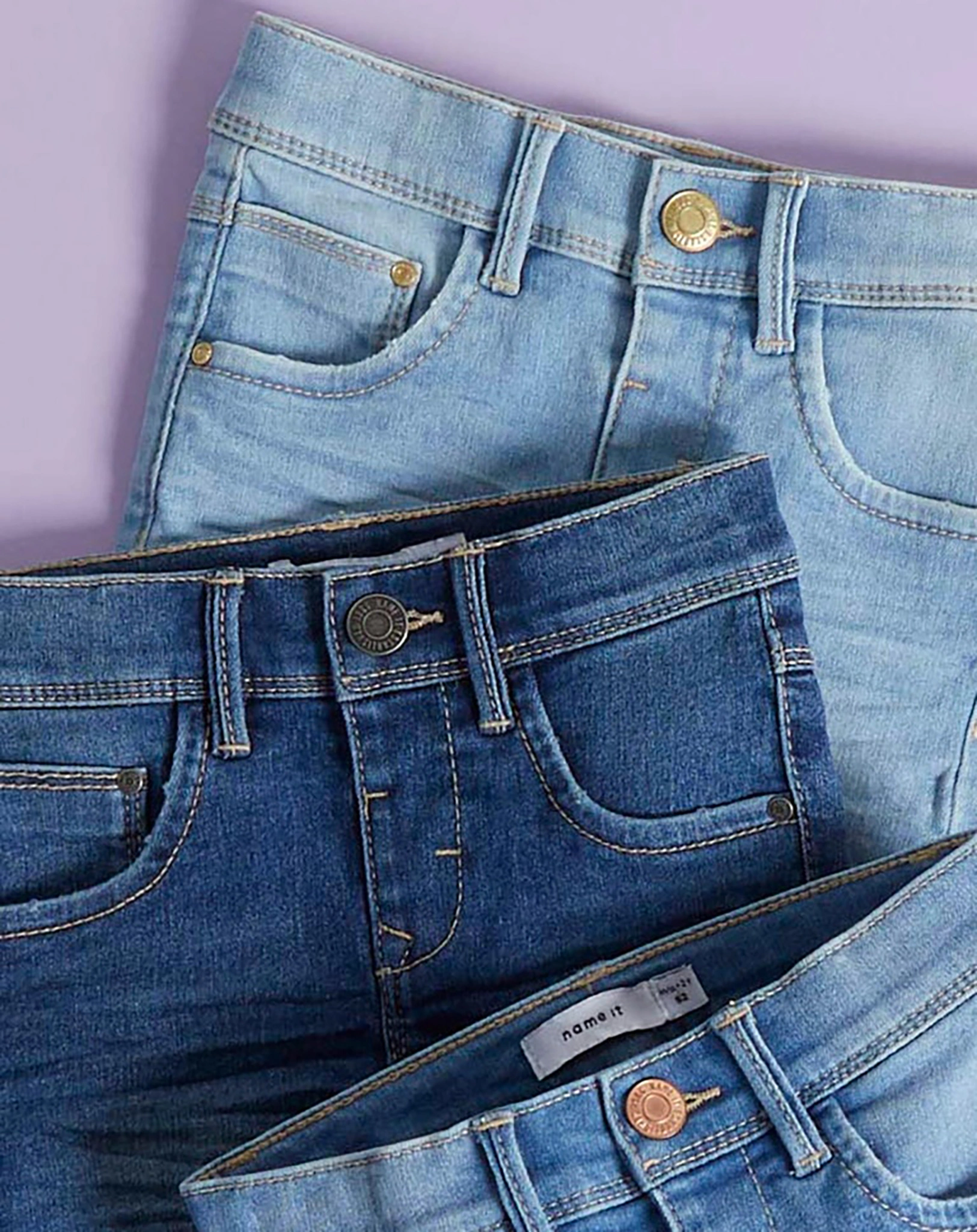 Jeans-Shorts NMFSALLI DNMTHRIS in light blue
