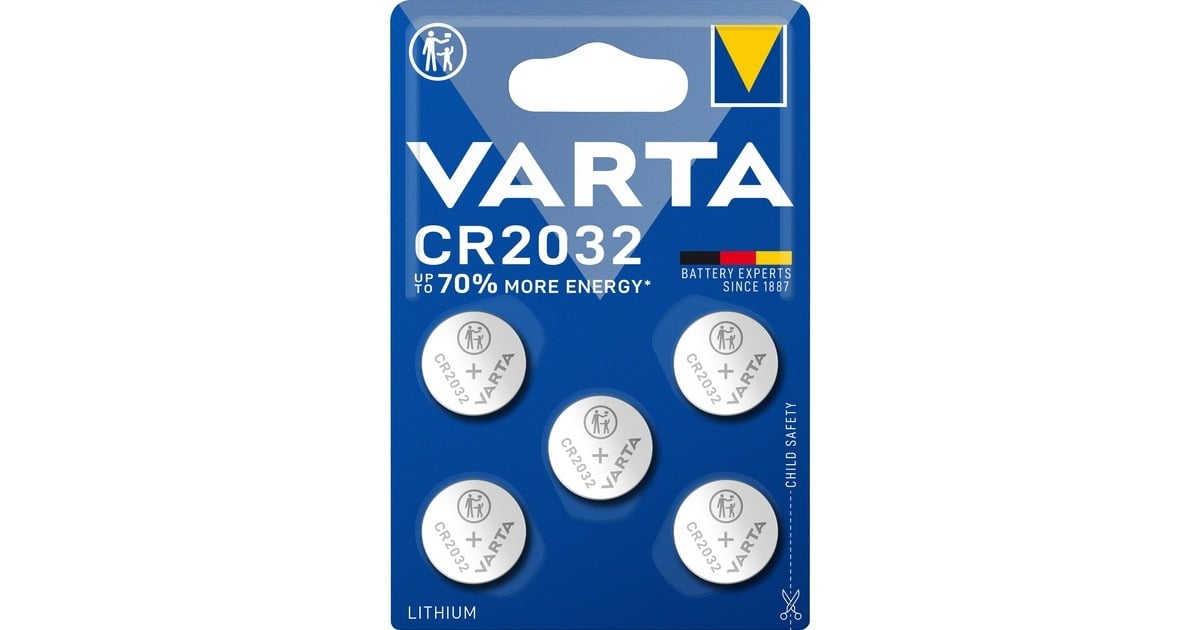 VARTALithium Coin CR2032 batterij  (5 stuks)
