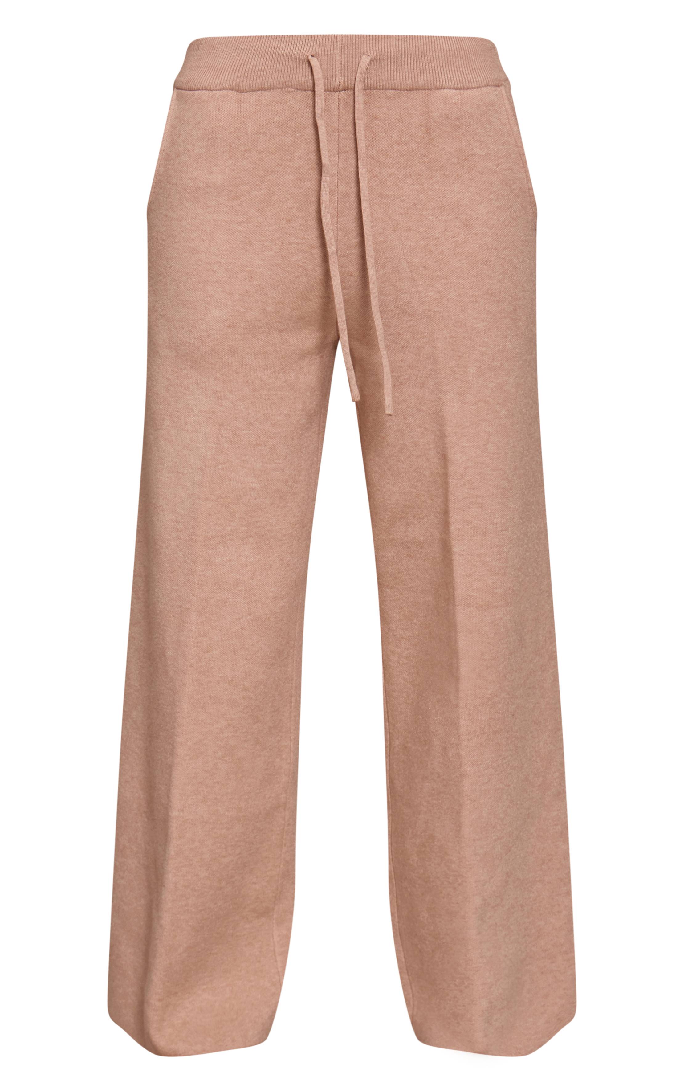 Avoine Pantalon Large En Maille À Cordon De Serrage
