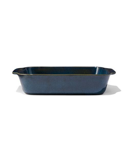 plat à four bleu 25x36x7