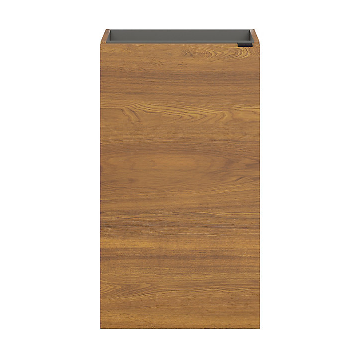 Meuble lave mains à poser GoodHome Imandra décor noyer L. 44 x H. 79 x P. 23 cm