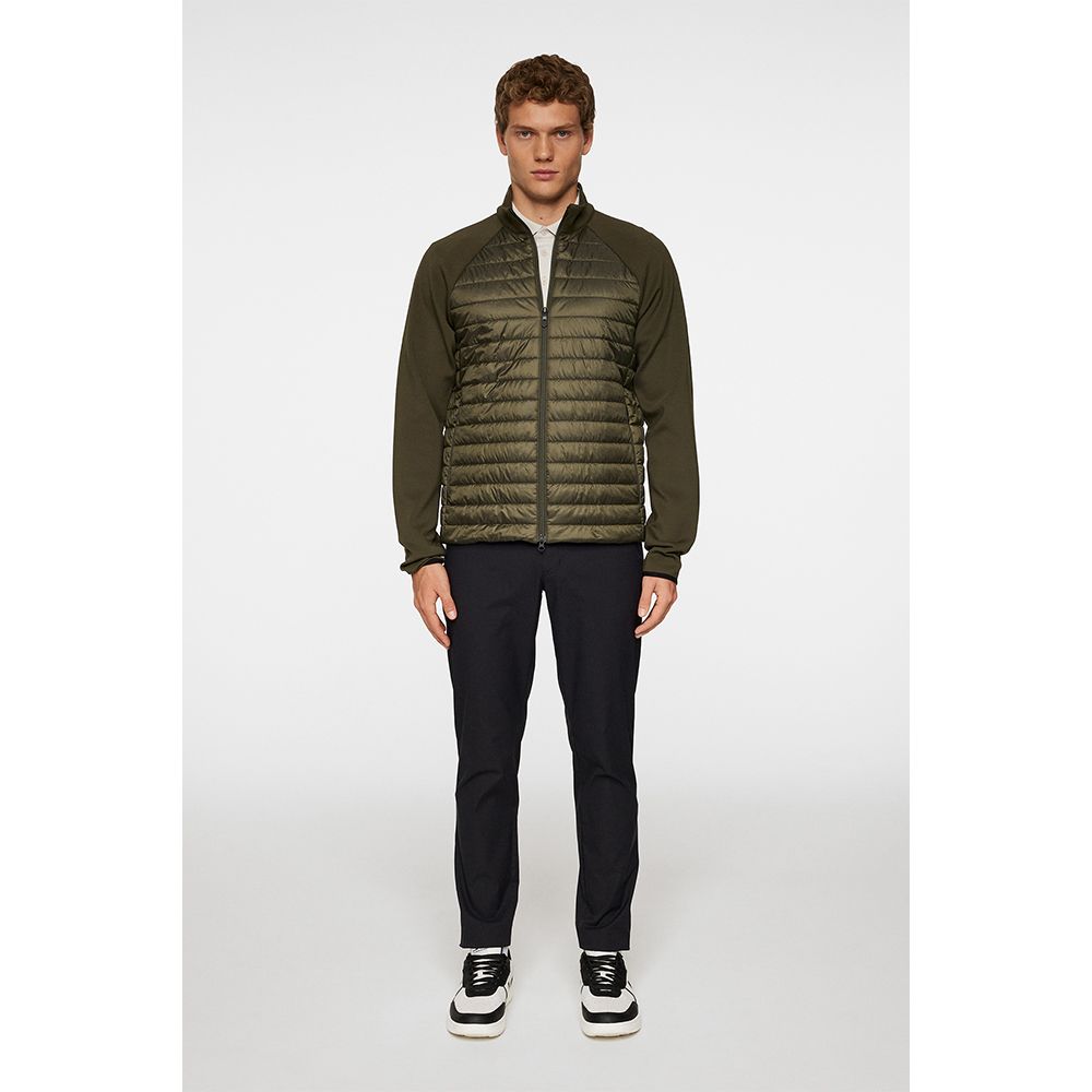 Hayden Quilt Hybrid Jakke Herre Grønn